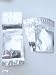 100 Silver Aluminum Foil Mylar 2.5x4" Recloseable Bag Clear Front AL-1 US Seller Ship Fast