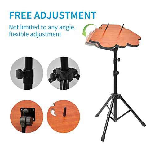 9 Pads Schlagzeug Elektronisch, E-Drum Set mit LED-leuchtende Trommelstöcke, Elektronisches Schlagzeug mit Trommelständer, Eingebauter Stereo-Lautsprecher mit 2 Fußpedale