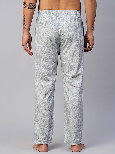 Image of Urban Scottish Men's Lounge Pants 100% Cotton Men's Lounge Night Pant Comfortable Leisure-Wear Lower with an Elastic Waist-Band and Regular Fit Track Pants, Machine Washable Stay at Home
