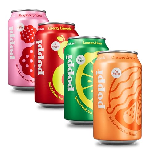 Poppi Prebiotic Soda Trend Setters Variety Pack