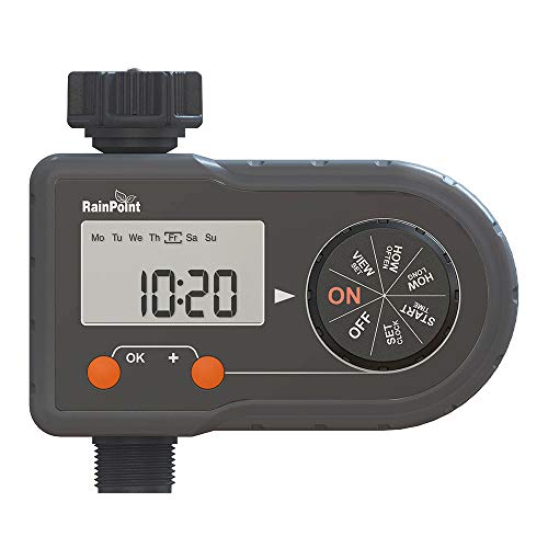 Gardguard Single-Outlet Hose Watering Timer, Irrigation System Timer Water Controller, Digital Garden Timer Automatic Watering Device