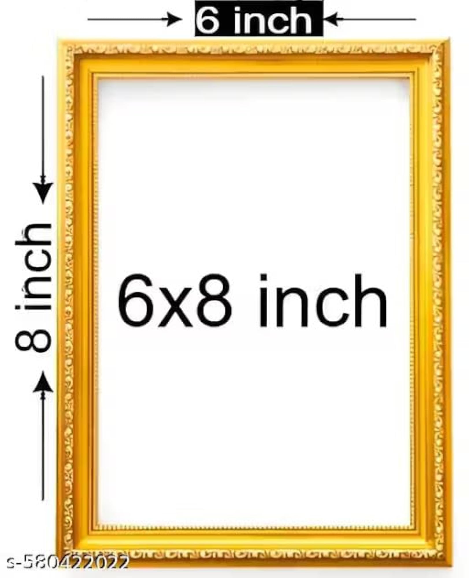 Durga Maa Photo Golden Frame