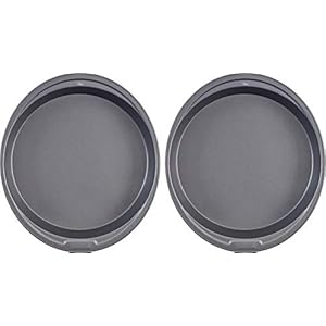 Good Cook 9 in Round Cake Pan, 2pk, Gray
