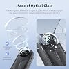 Set de protectores de lente de vidrio premium para Insta360 X5, película de vidrio templado 9H, anti-rayaduras, sin burbujas 8
