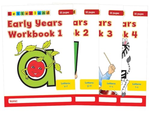 Early Years Workbooks: No. 1-4 (Letterland) (Letterland S.)
