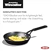 OXO Obsidian Pre-Seasoned Carbon Steel, 8" Frying Pan Skillet with Removable Silicone Handle Holder, Induction, Oven Safe, 1.8 Liters, Black #2