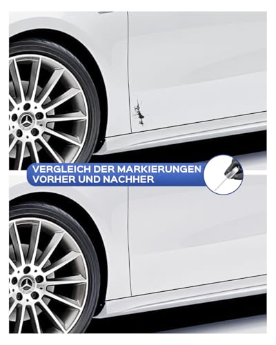 Miniatura 4 de 149 9149 - Pintura De Retoque De Color Blanco Polar Compatible Con Mercedes-Benz A C E G M Gl Gla 20-21 Glb Glc Gle Glk Cla Cls Sl Slc Slk Amg Gt Series Repara Arañazos Y Astillas