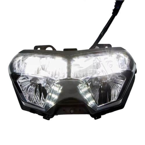 Faro Motocicleta Conjunto Faro Delantero LED para Motocicleta para Z900 para ZR900 2020 2021 2022 2023 2024 Kit Bombillas para Moto(No Side Light)