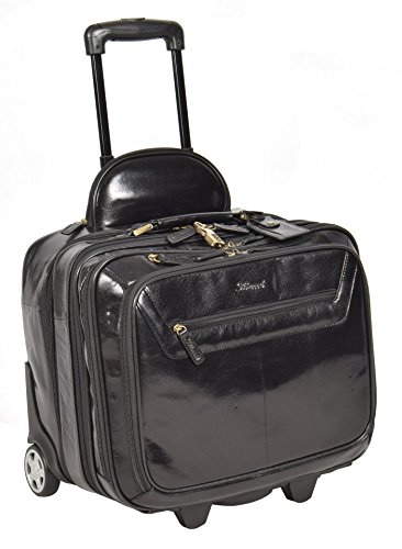 Mallettes pilote en cuir véritable noir pour simplifier vos trajets en entreprise et voyager