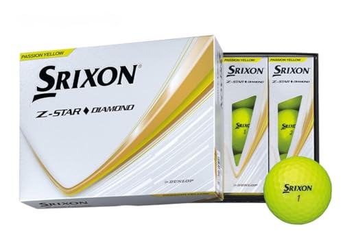 ゴルフボール スリクソン Z-STAR ダイヤモンド3 イエロー[1ダース /12球入り]