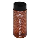 porcelaine de paris vases Matière : Plastique Paris Prix Comptoir de la Bougie - Gel Vase Crystal 500ml Orange Ambre