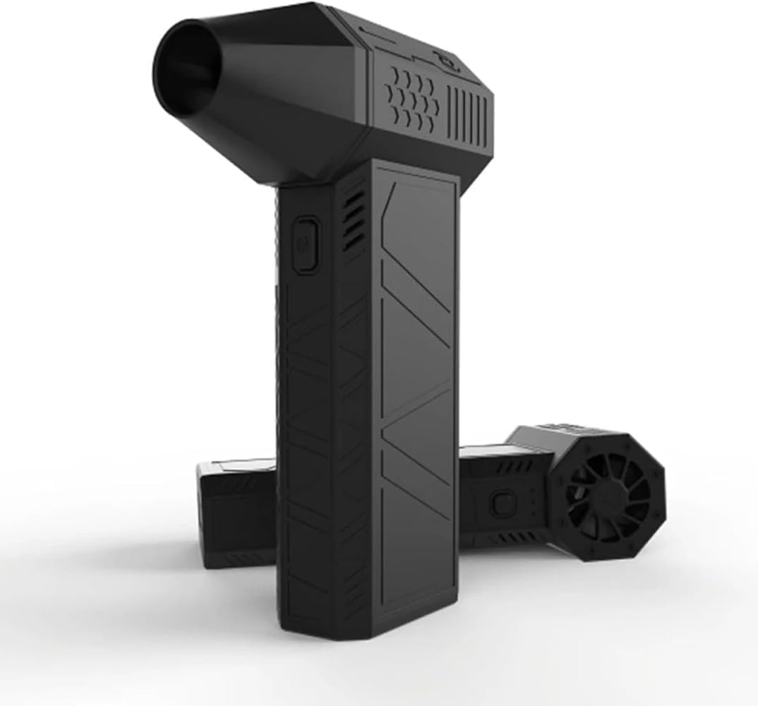 SIzlaho ジェットドライミニブロワー、8000mahハイパワーターボファン、速度調整可能なブラシレスモータージェットファン、T