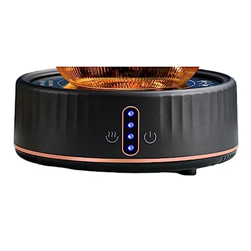 220V Electric Ceramic Tea Stove - 1000W Silent Household Cooker for Tea, Coffee, and Beverages, Black
