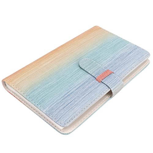 RASTKY Album Fotografico con 96 Tasche Foto e Cartoline da 3 Pollici, Copertina in PU e Inserto in PVC, Libro Fotografico Compatto e Portatile, Raccolta e Archiviazione della Memoria