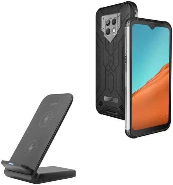 BoxWave Cargador compatible con Blackview BV9800 (cargador inalámbrico de carga rápida, sin cable no hay problema! Carga tu teléfono con facilidad!