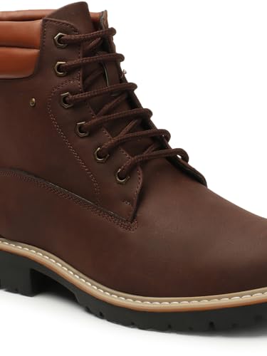 Image of Carlton London Men's Premium Lace-Up Combat Boots