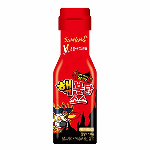 Samyang] Extrem scharf! HACK Bulldark Spicy Chicken Roasted Sauce 200g / Korean Food/Koreanische Sauce/Asiatische Gerichte/Fire Noodle Challenge