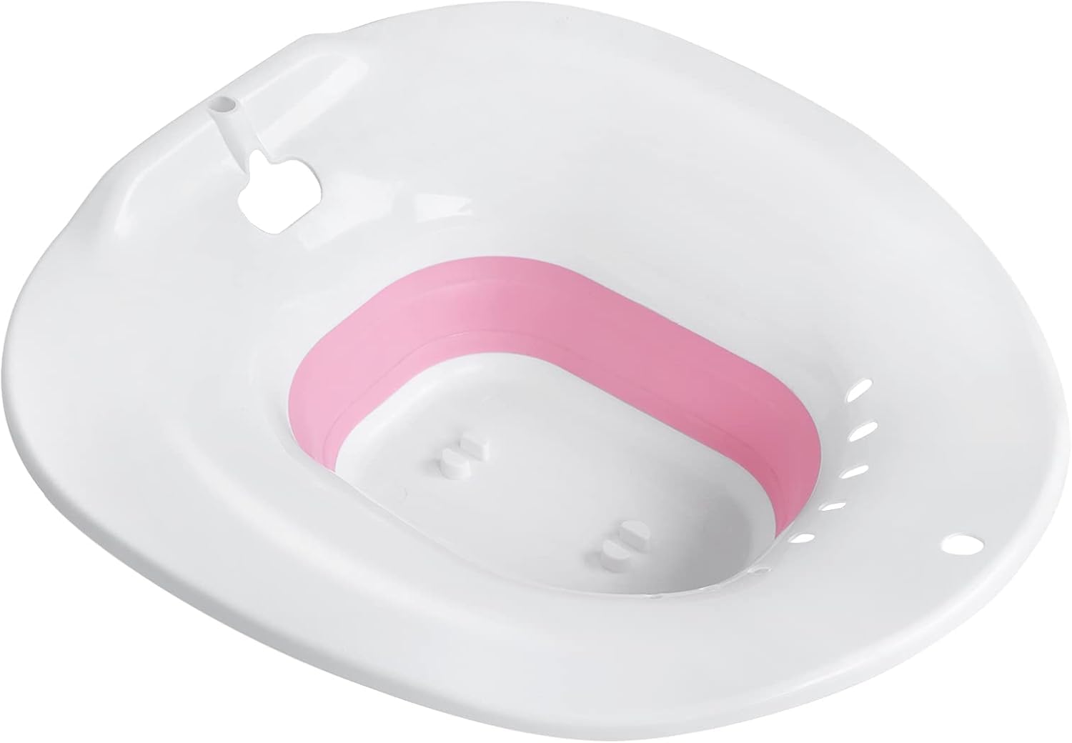 Bains de siège pliable pour siège de toilette, bidet portable pour hémorroïdes, soins post-partum, traitement du périnée, siège à vapeur Yoni adapté aux toilettes standard, kit de trempage vaginal