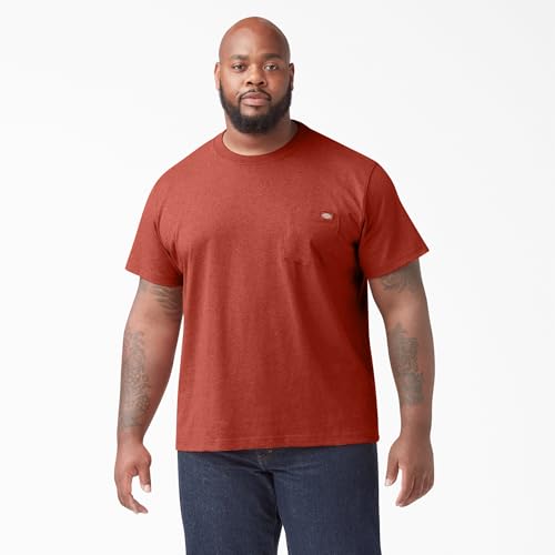 Image of Dickies Men's Heavyweight Heathered Short Sleeve Pocket T-Shirt