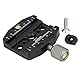 Ersatz-Adapter mit 70 mm Arca-Swiss-kompatibler Schnellspannklemme für Manfrotto RC2 Standard-Stativ-Kugelkopfklemme, Ersatzkonverter