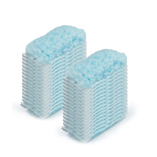 30 Count Duster Refills Only, 360° Heavy Duty Duster Replacement Pads, Disposable Feather Dusters for Cleaning Electronics, Furniture, Blinds, Ceiling Fans