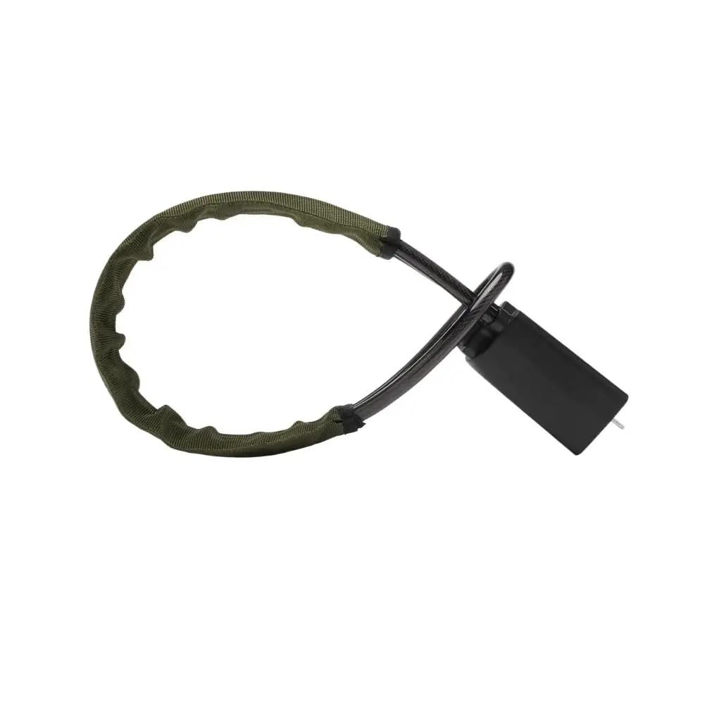 Cvndts F Steering Wheel Lock Car Steering Wheel Anti-Theft Lock Seat Belt Buckle Retractable Steel Cable Seat Belt Lock(F)