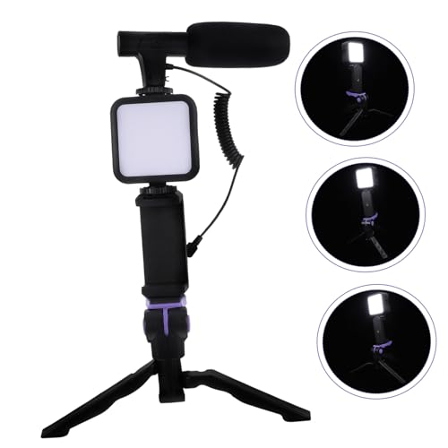 Lampe pour photos et streaming vidéo NUOBESTY avec micro et télécommande