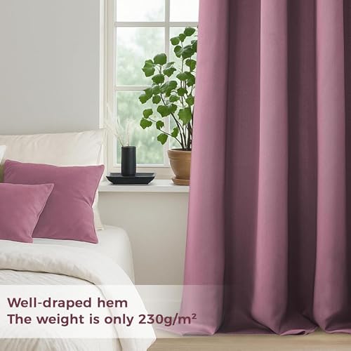 Image of Galaxy Home Decor Polyester Solid Curtain, Window - 5 Feet, Wine, Pack of 1
