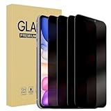 4 Pack Privacy Screen Protector for iPhone 16 Pro Max,Tempered Glass Cover, Case Friendly, Sensitve Touch