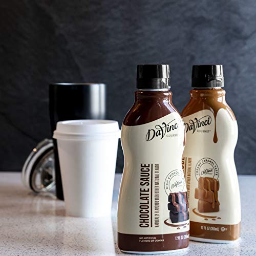 Image of DaVinci Gourmet Chocolate Sauce Squeeze Bottle, 12 Fl Oz