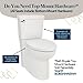 BATH ROYALE Toilet Seat for Potty Training, Premium Family BR631B-02, Elongated Almond/Bone