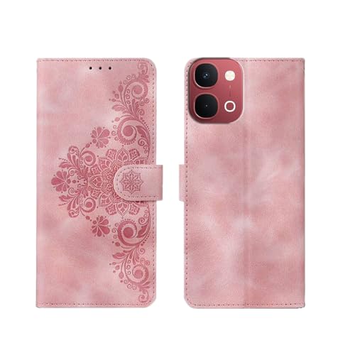Image of amazon basics Vivo Y51 Pro 5G Flip Cover | Card Pockets Wallet & Stand | Flip Cover for Vivo Y51 Pro 5G (Executive Pink)