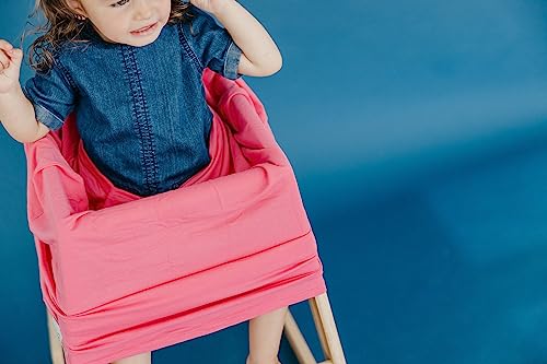 Image of Copper Pearl Nursing Cover for Breastfeeding - Multi-Use Baby Car Seat Cover, Stroller Cover & Breast Feeding Cover Up for Women, Stretchy Breathable High Quality Cover for Boy or Girl, Flamingo