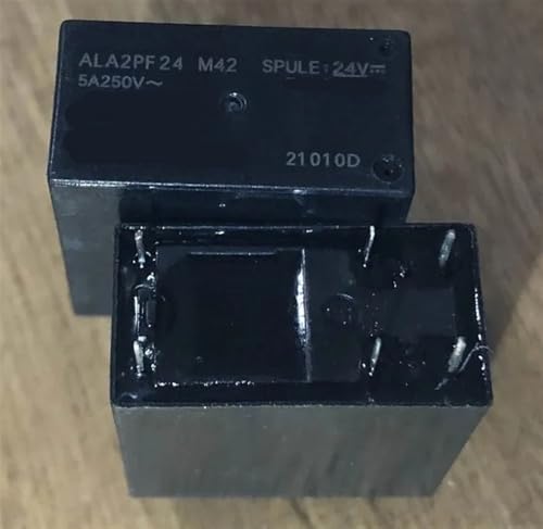 Relé ALA2PF24 M42 de 24V con 6 pines y capacidad de 3A 5A para control electrónico 4