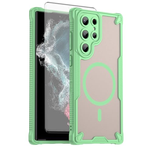 Coque Samsung S22 Ultra compatible Magsafe avec protège-écran intégré
