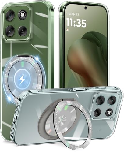 Amazon.co.jp: Motorola Moto G66J / G66Y 5G ケース クリア リング