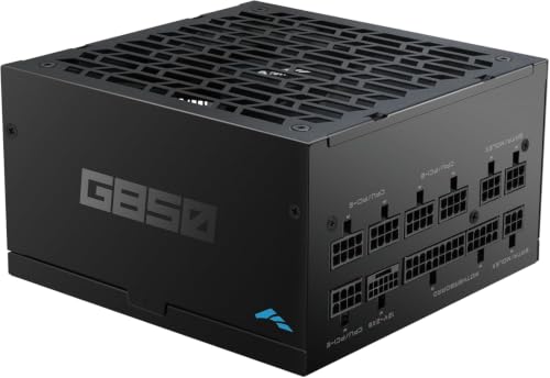 Image of SAMA G850 850W Gold ATX 3.1 PCIe 5.1 Fully Modular Power Supply, Black | 80 PLUS Gold Certified,Cybenetics Platinum Rated,Japanese Capacitors,PCIe 5.1 (450W),12V-2x6, ECO Silent Fan,850W Gaming PSU
