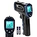 ERICKHILL Termómetro infrarrojo -50℃~400℃ Pistola de temperatura láser sin contacto Emisividad ajustable con retroiluminación LCD - para cocinar/barbacoa/congelador/comida/nevera, negro azul