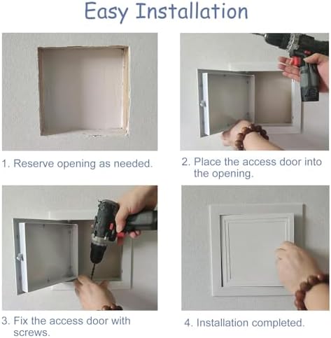 Small Metal Door - 8x8, 8x10, 10x10, 12x12, 12x18, 14x29, 24x24 Inch Ceiling & Wall Inspection Hatch, Plumbing Service Door (18x22 in)