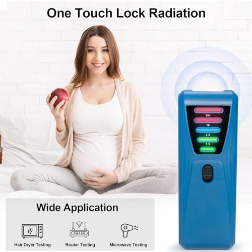 Medidor EMF con 5 LEDs indicadores calefactor portátil miniatura 6