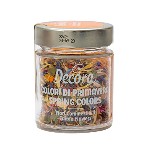 Decora 0201011 4 G ESSBARE Blumen FRUEHGLINGSFARBEN, 1 g (4er Pack), 4