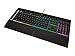 Price comparison product image Corsair K55 RGB PRO Gaming Keyboard with Membrane Keys, Dynamic RGB Backlight, 6 Macro Keys with Elgato Software Integration, Dust and Spill Resistance, QWERTY, Black