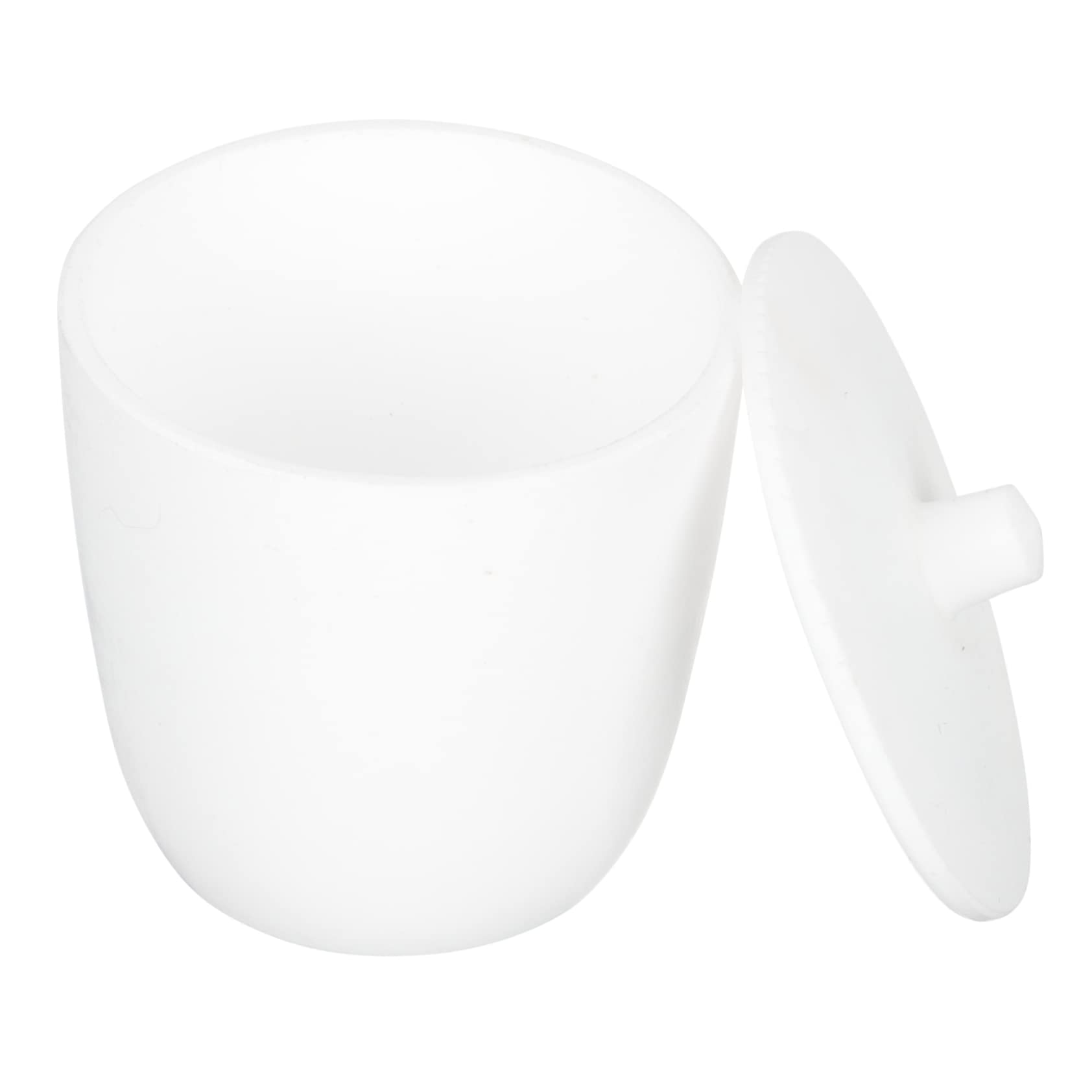 OSOLADY 100ml PTFE Crucible with Lid Laboratory Crucible Porcelain for Metal Melting