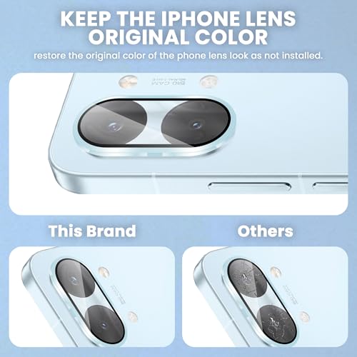 Image of ArmourPro Camera Lens Protector for Poco X8 Pro Max Tough HD Individual Aluminum Alloy Rings 9H Camera Cover, Scratch-Resistant,Camera Lens Protection| Blue, 1 Pack