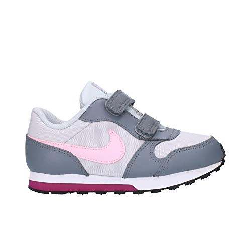 Nike Md Runner 2 (tdv), Boy's Track & Field Shoes, Multicolour (Pure Platinum/Pink Foam /Cool Grey 017), 9.5 Child UK (27 EU)