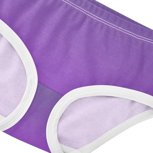 Joisal Cotton Girls Underwear Toddlers Violet Dark Orchid Gradient Panties for Girl Aesthetic Underpants Briefs 2t4