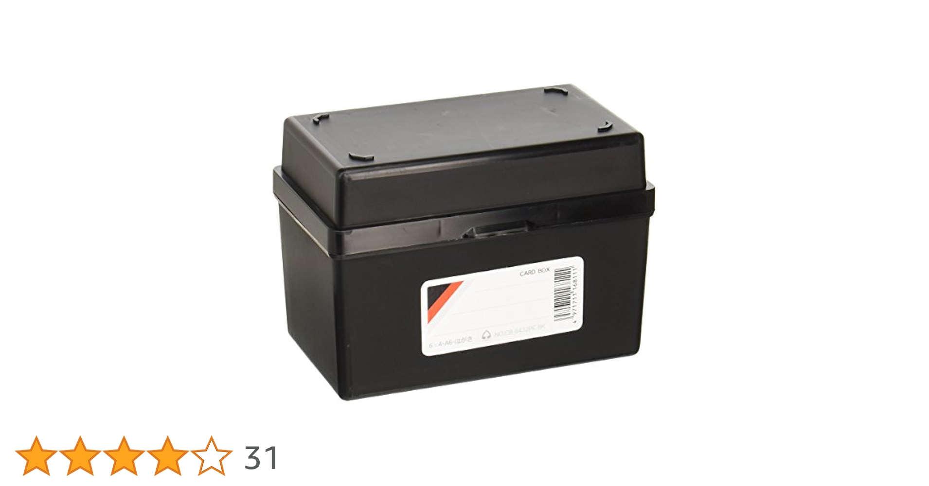 Amazon | コレクト カードボックス 黒 6×4・A6ハガキ CB-6432PE