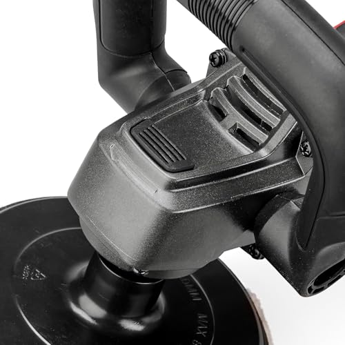 Einhell Pulidora y lijadora CC-PO 1100/150 CE (1100 W, disco de pulido de Ø 150 mm, electrónica de velocidad 500 - 3500 rpm, electrónica constante, cierre de gancho y bucle, incl. accesorios) - imagen 6