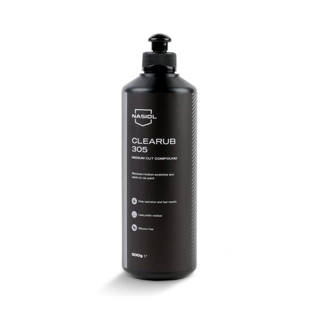 NASIOL - CleaRub 305 - Średniościerna pasta polerska 500ml