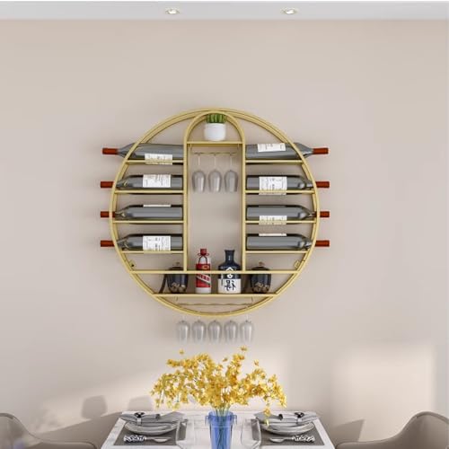 Étagère à vin murale avec support verres : optimisez vos petits espaces - 3